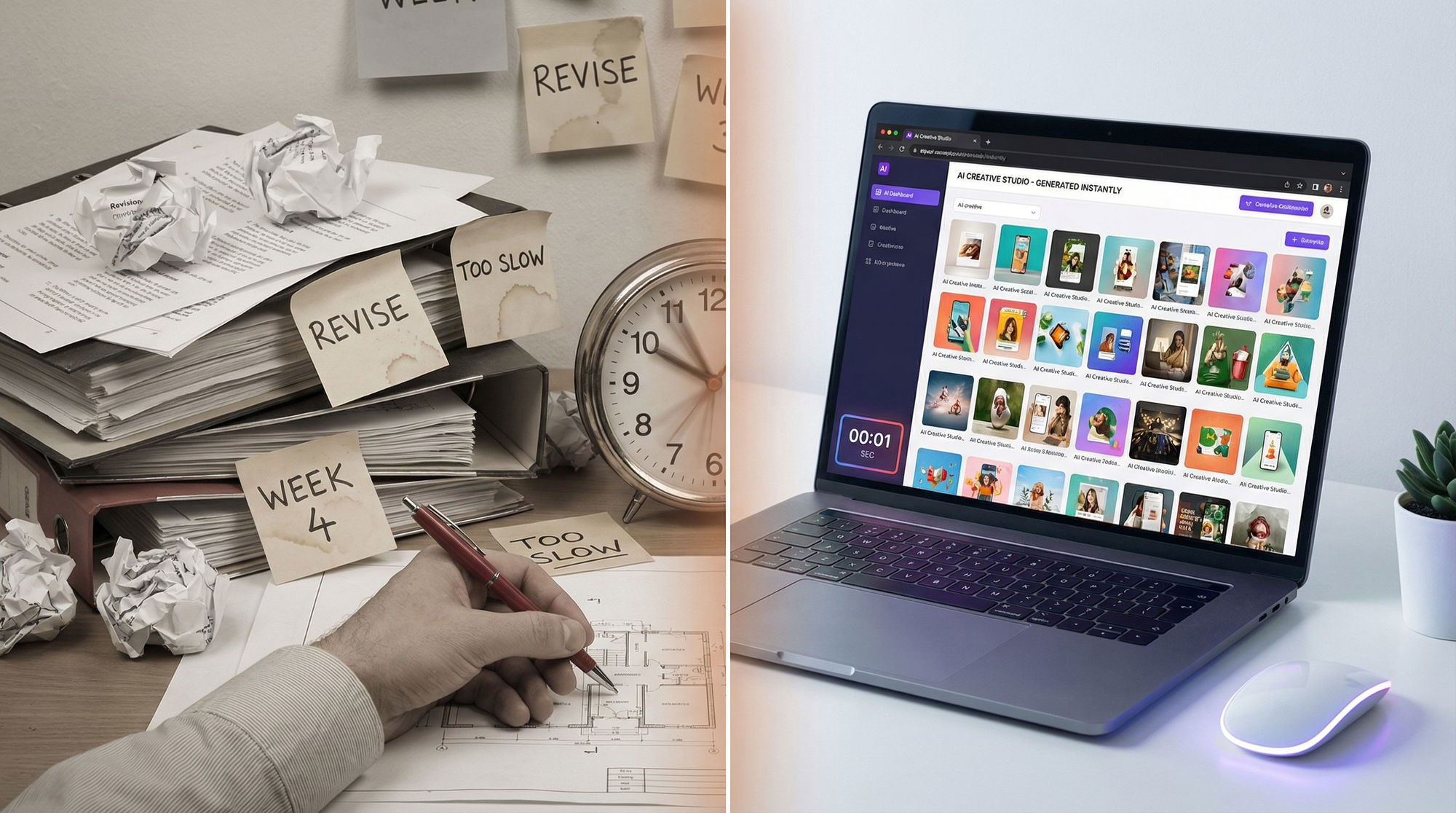 The real cost of manual ad creative production (and how to cut it by 80%)