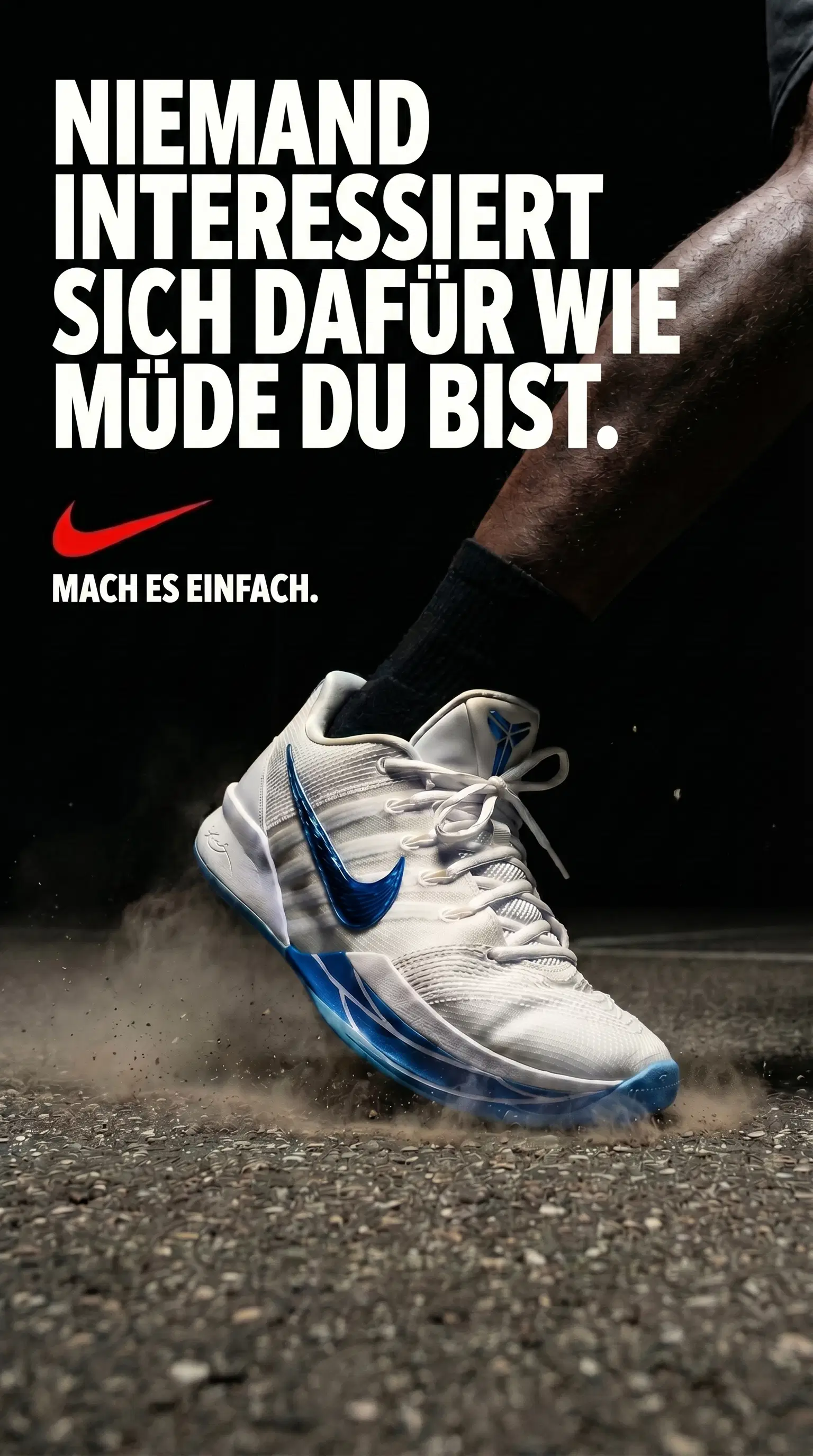 Same ad creative localized in German