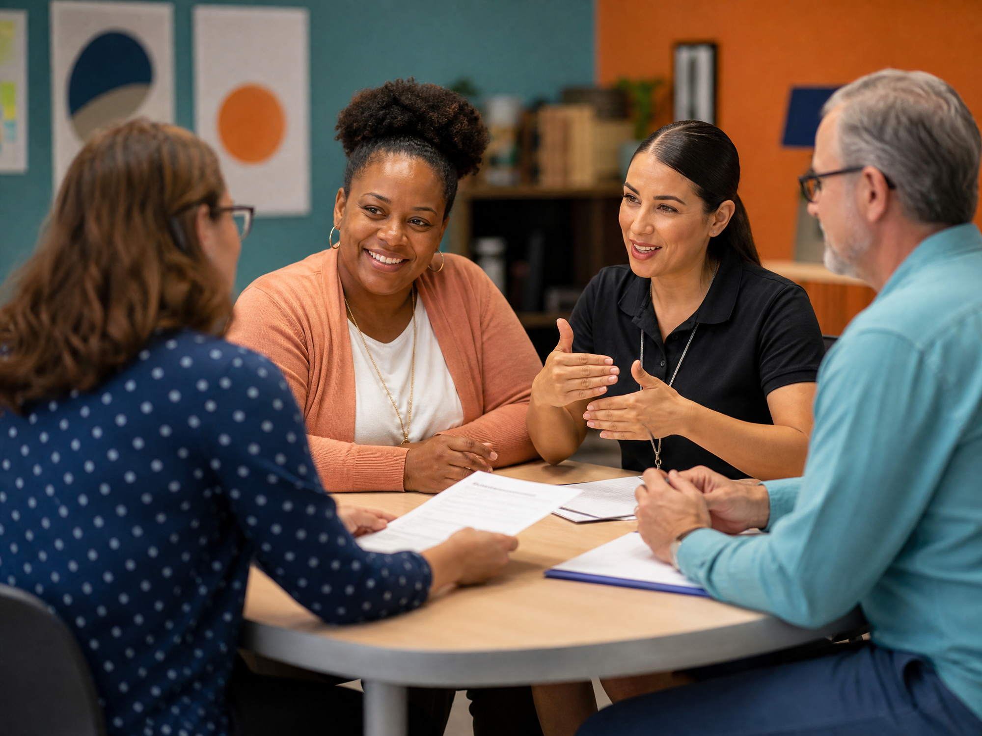 With an iTek interpreter in the room, every family member is heard and included.